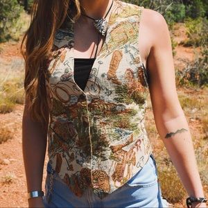 VINTAGE WESTERN VEST !